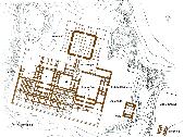 plan fouilles Perrot, 1979