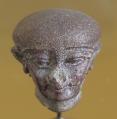 Tête de statuette (Ptah ?)