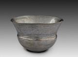 Deep silver bowl