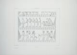 Persépolis, Takht-i-Djemchid, palais n° 2, bas-relief (t. 2, pl. 106)