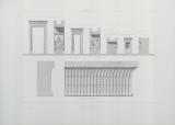 Persépolis, Takht-i-Djemchid, palais n° 8, détails (t. 3, pl. 157 bis)